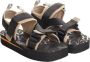 Emporio Armani Sportieve Plateau Sandalen met Klittenbandsluiting Black Heren - Thumbnail 3