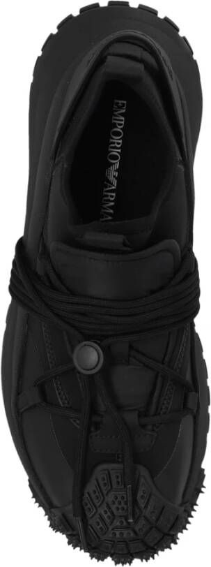 Emporio Armani sportschoenen Black Heren