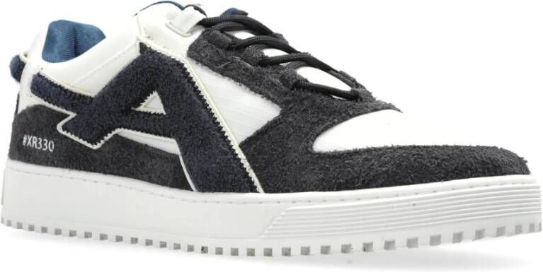 Emporio Armani Sportschoenen met logo Blue Heren