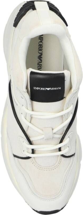 Emporio Armani Sportschoenen met logo Gray Dames