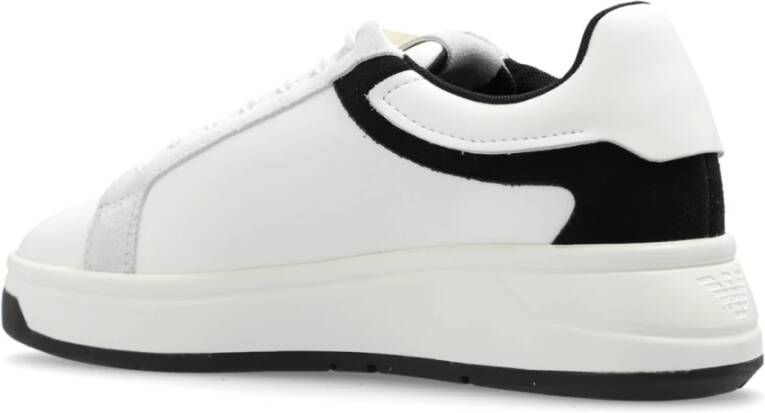 Emporio Armani Sportschoenen met logo White Dames