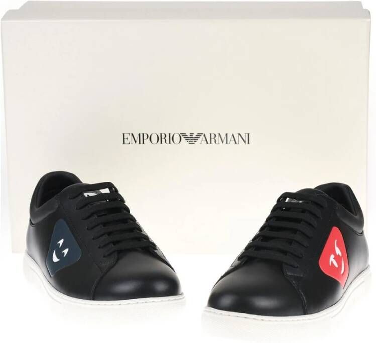 Emporio Armani Sportschoenen Zwart Heren