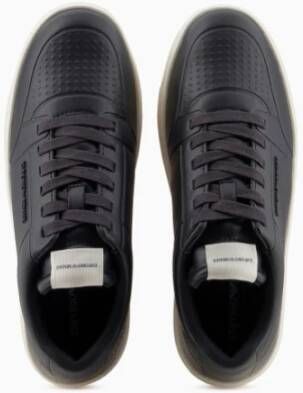 Emporio Armani Stijlvolle Array Sneakers Groot Black Dames