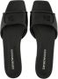 Emporio Armani Stijlvolle Slippers voor Dagelijks Comfort Black Dames - Thumbnail 2