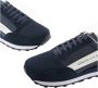 Emporio Armani Stijlvolle Sneakers voor Mannen Blue Heren - Thumbnail 4