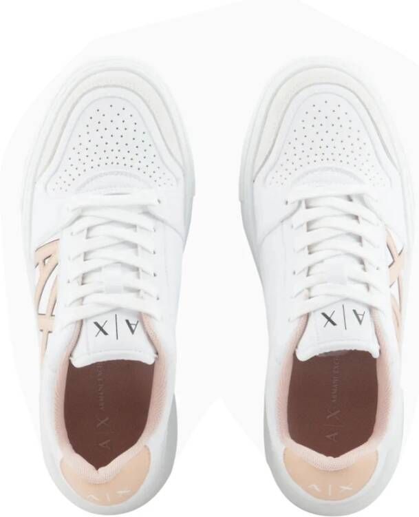 Emporio Armani Stijlvolle Sneakers voor Mannen White Dames