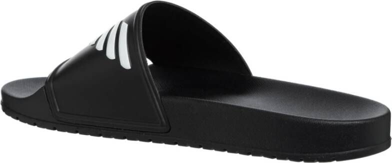 Emporio Armani Unisex Zwemkleding Slippers Black Heren