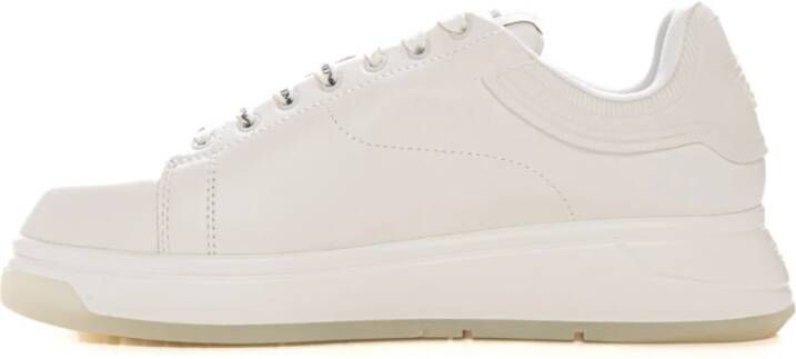 Emporio Armani Vetersluiting High-top Sneaker White Heren