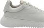 Emporio Armani Witte Leren Heren Sneakers White Heren - Thumbnail 4