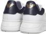 Emporio Armani Witte Leren Sneaker met Maxi Logo White Heren - Thumbnail 2