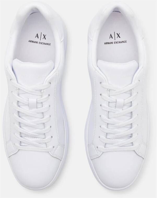 Emporio Armani Witte Sneakers Basic Stijl White Heren