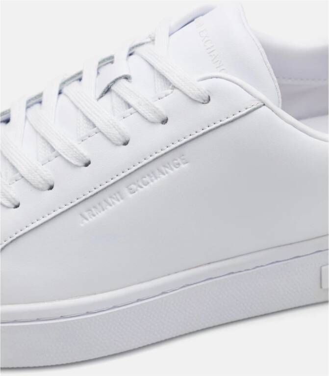 Emporio Armani Witte Sneakers Basic Stijl White Heren