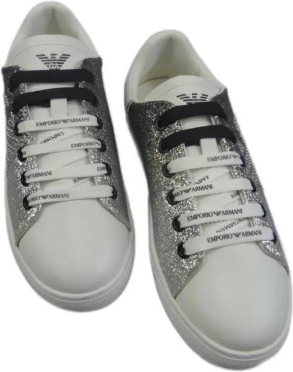 Emporio Armani Witte Sneakers voor een stijlvolle look White Dames