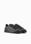 Emporio Armani Zwarte Adelaar Sneaker Aw24 Black Heren - Thumbnail 2