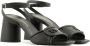 Emporio Armani Zwarte Enkelband Hak Sandalen Black Dames - Thumbnail 3