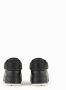 Emporio Armani Zwarte Leren Vetersneakers Black Heren - Thumbnail 3