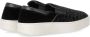 Emporio Armani Low-Top Sneakers SLIP-ON MONOGRAM SCHWARER SNEAKER in zwart - Thumbnail 5