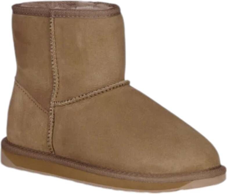 EMU Beige Mini Camel Laarzen Beige Dames