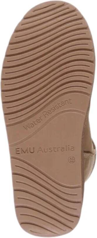 EMU Beige Mini Camel Laarzen Beige Dames