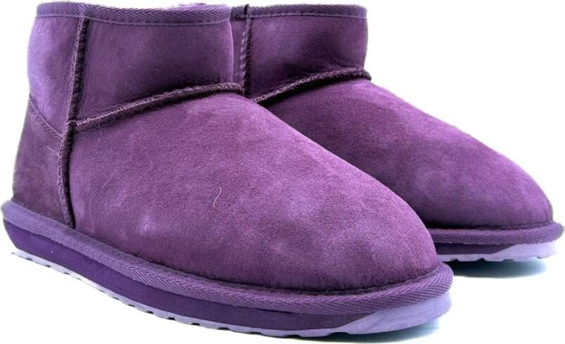 EMU Bordeaux Laarzen Wintercollectie 2024 2025 Purple Dames