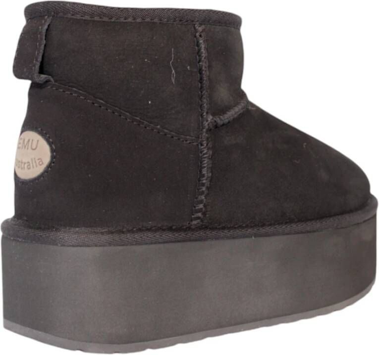 EMU Stijlvolle Zwarte Plateau Schoenen Black Dames