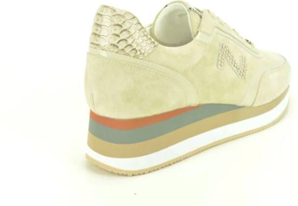 Enterprise Japan Beige Daim Runner Stijlvol Tapijt Beige Dames