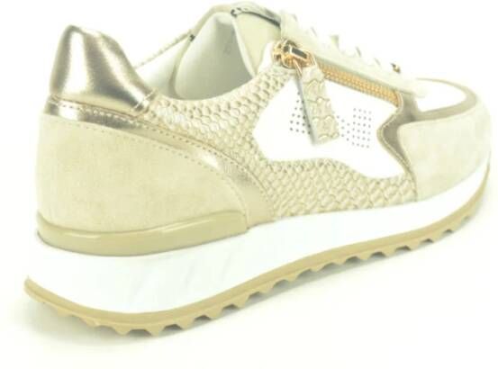 Enterprise Japan Beige Runner Combi Sneakers Beige Dames