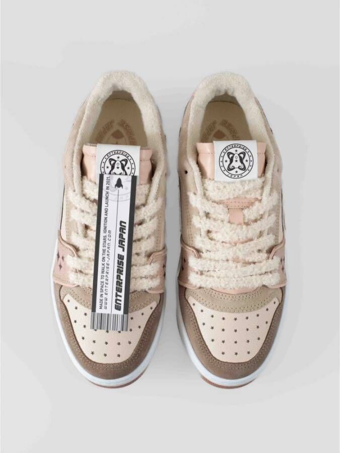 Enterprise Japan EJ EGG Rocket Sneakers Beige Dames