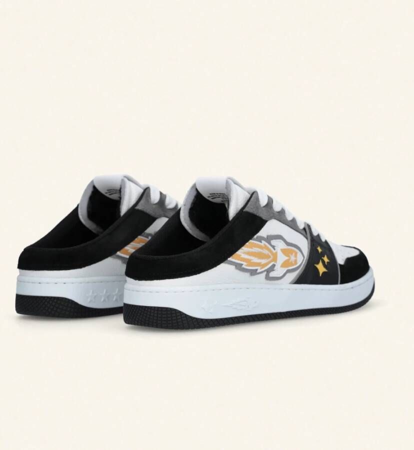 Enterprise Japan EJ Rocket Mule Leren Sneakers Black Heren