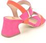 Enterprise Japan Fuchsia Oranje Daim Sandaal Pink Dames - Thumbnail 3