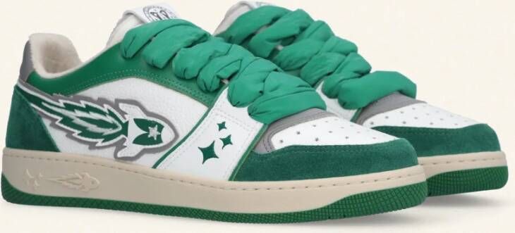 Enterprise Japan Groene EJ EGG Rocket Sneakers Green Heren