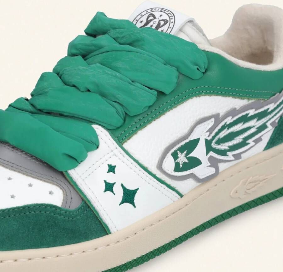 Enterprise Japan Groene EJ EGG Rocket Sneakers Green Heren