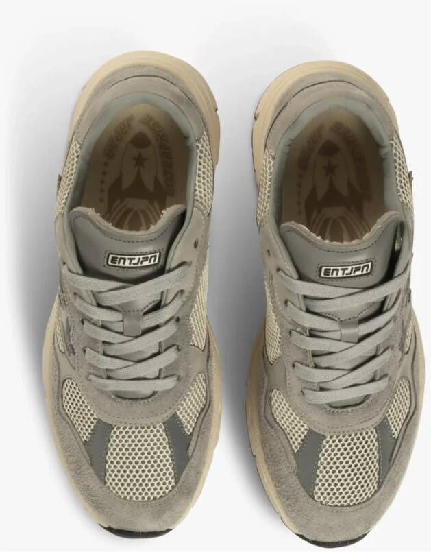 Enterprise Japan Lage sneaker van veloursleer Beige Heren