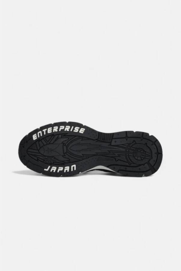 Enterprise Japan Mesh hardloopschoenen met rubberen zool White Heren