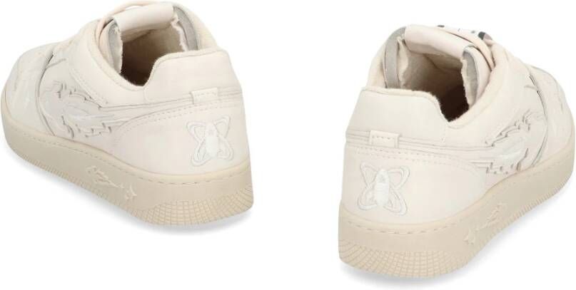 Enterprise Japan Rocket Leren Sneakers Beige Heren