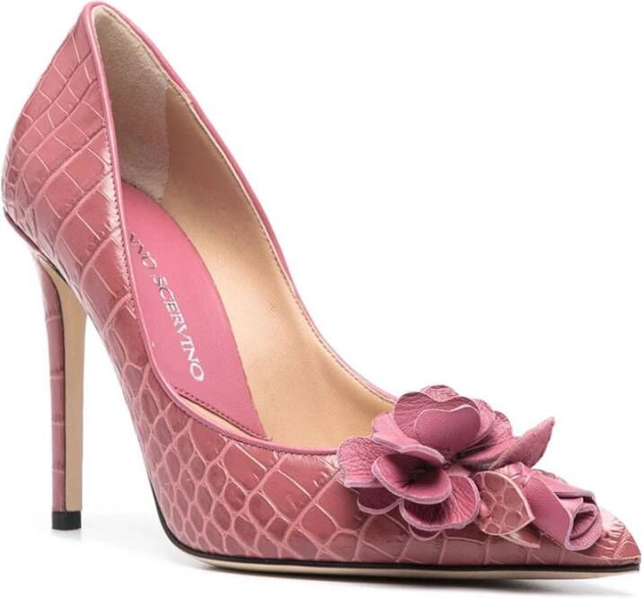 Ermanno Scervino Stijlvolle Ballerinas met Uniek Design Pink Dames