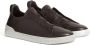 Ermenegildo Zegna Bruine leren lage sneakers Brown Heren - Thumbnail 2