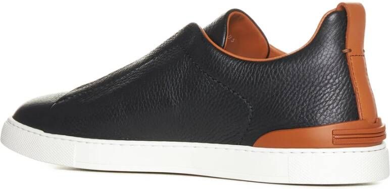 Ermenegildo Zegna Casual Sneakers voor Mannen Black Heren