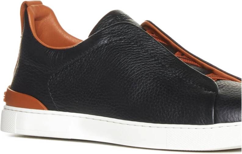 Ermenegildo Zegna Casual Sneakers voor Mannen Black Heren