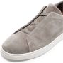 Ermenegildo Zegna Grijze Suède Slip-On Sneakers Gray Heren - Thumbnail 4