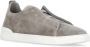 Ermenegildo Zegna Grijze Suède Sneakers Ronde Neus Gray Heren - Thumbnail 3