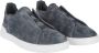 Ermenegildo Zegna Lage Sneakers met Drievoudig Stiksel Gray Heren - Thumbnail 2