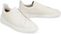 Ermenegildo Zegna Leren sneakers met driedubbele stiksels Beige Heren - Thumbnail 2