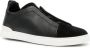 Ermenegildo Zegna Leren Sneakers Triple Stitch Designers Code Black Heren - Thumbnail 4