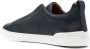 Ermenegildo Zegna Leren Triple Stitch Sneakers Blue Heren - Thumbnail 3