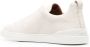 Ermenegildo Zegna Off-White Leren Sneakers Triple Stitch Beige Heren - Thumbnail 4