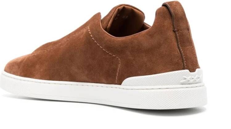 Ermenegildo Zegna Sneakers Bruin Heren