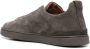 Ermenegildo Zegna Suede Triple Stitch Sneakers Gray Heren - Thumbnail 3