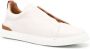 Ermenegildo Zegna Italiaanse leren sneakers Beige Heren - Thumbnail 6