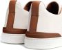 Ermenegildo Zegna Italiaanse leren sneakers Beige Heren - Thumbnail 9